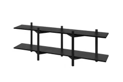 Estantería Zig Zag Media 194x57 cm, Black*Hem Clearance
