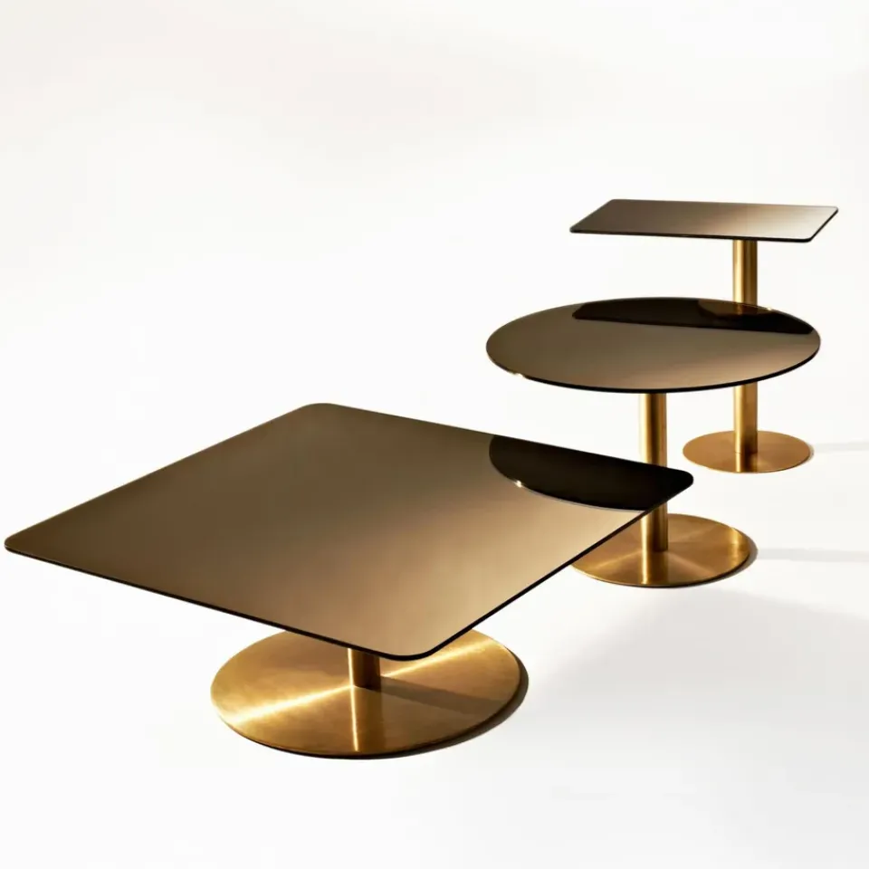 Flash mesa auxiliar 30x50 cm, Vidrio espejo - soporte*Tom Dixon Outlet