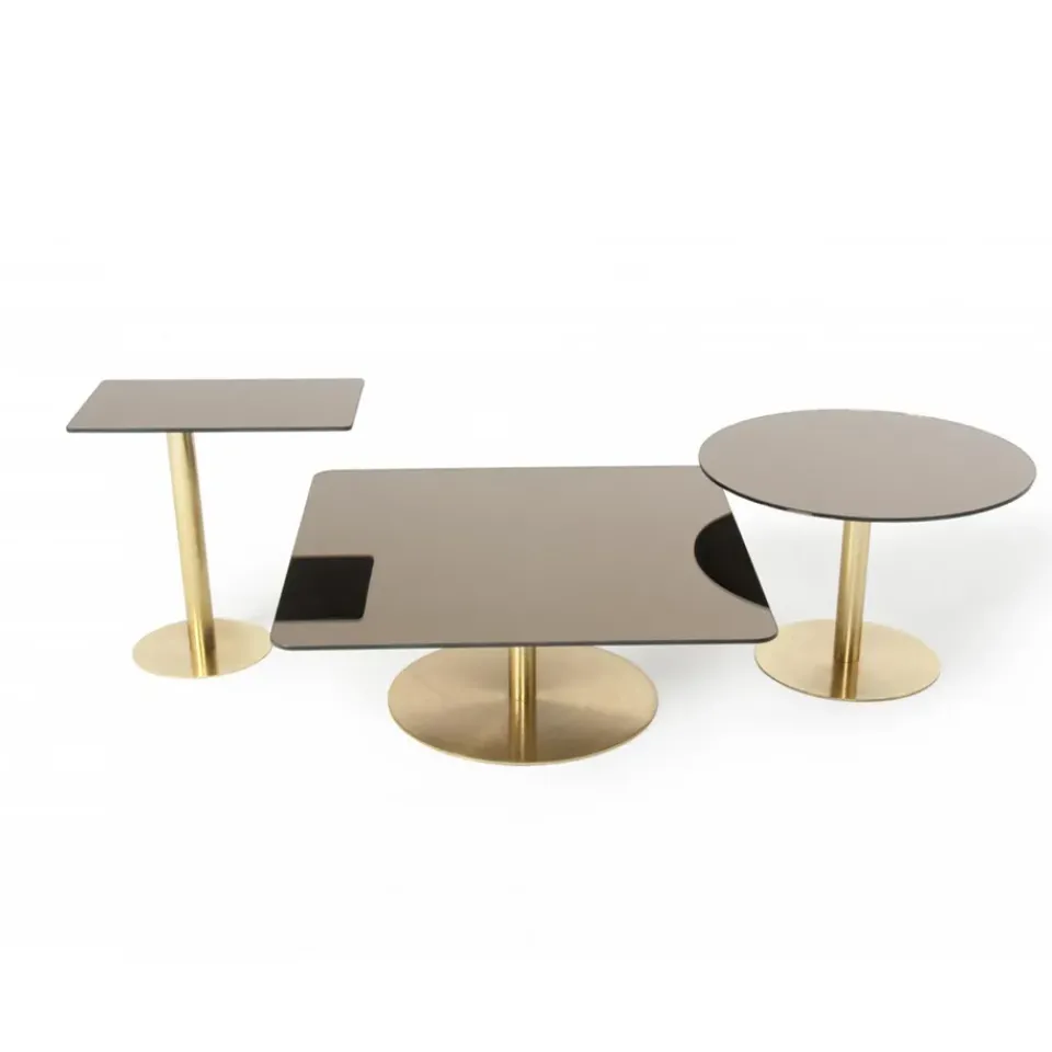 Flash mesa auxiliar 30x50 cm, Vidrio espejo - soporte*Tom Dixon Outlet