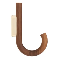 Gancho Hook 19 cm, Nogal-latón*Gejst Sale