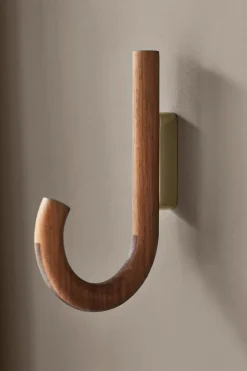 Gancho Hook 19 cm, Nogal-latón*Gejst Sale