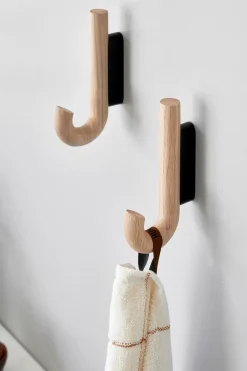 Gancho Hook mini 13,3 cm, Roble-negro*Gejst Outlet