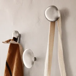 Gancho Mushroom, Acero inoxidable*Ferm Living Online