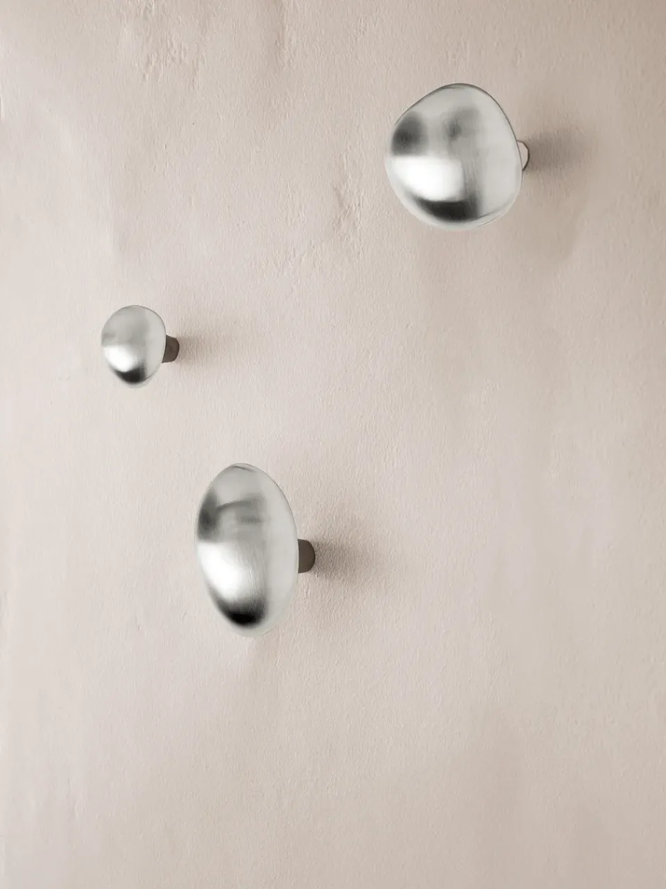 Gancho Mushroom, Brushed stainless steel*Ferm Living