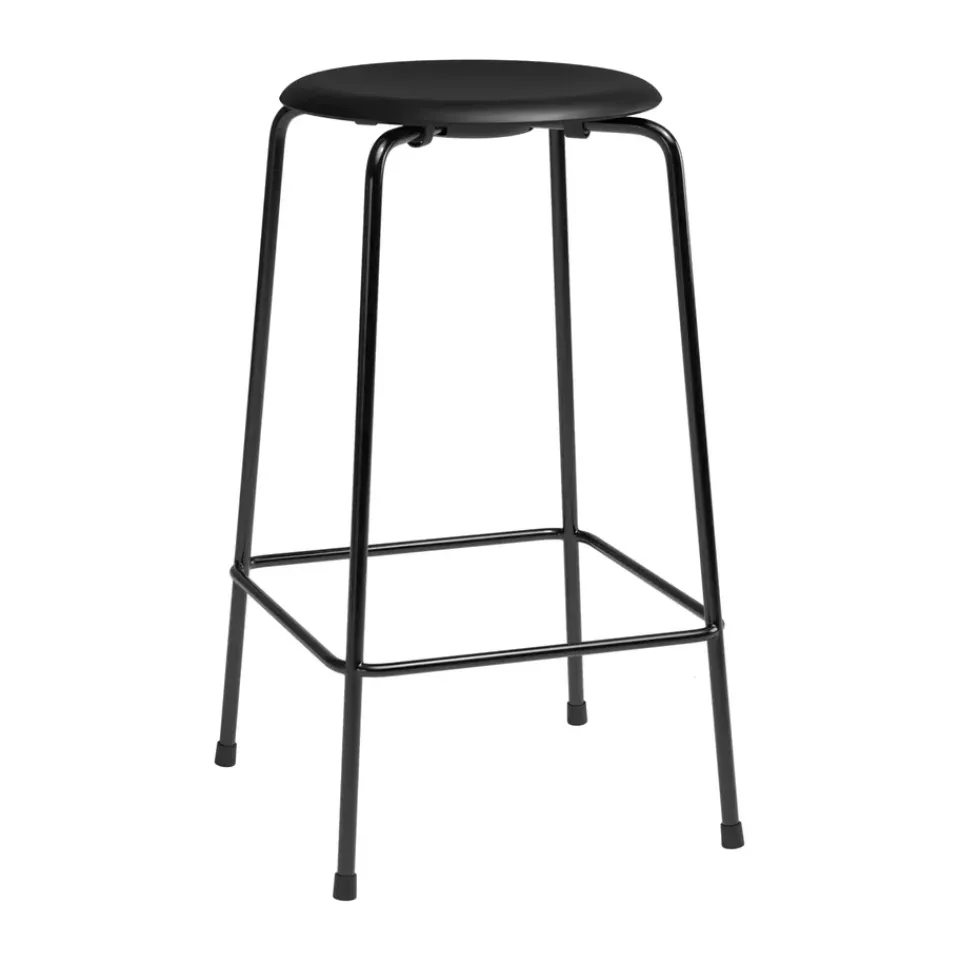 High Dot counter stool 4 patas, Intense cuero -acero*Fritz Hansen Online