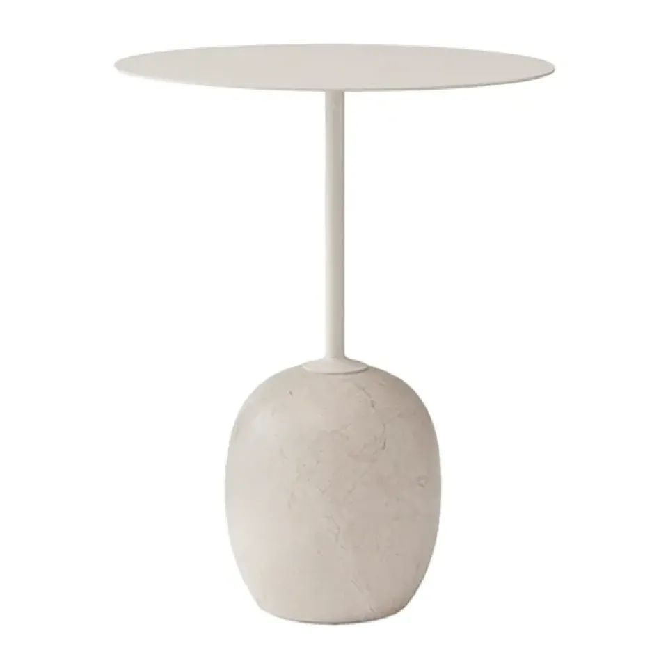 Lato Mesa LN8, Ivory white-Crema diva marble*&Tradition Hot