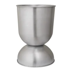 Maceta Hourglass grande Ø50 cm, Aluminio*Ferm Living Hot