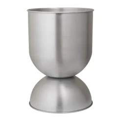 Maceta Hourglass mediana Ø40 cm, Aluminio*Ferm Living