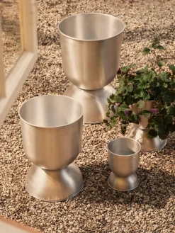Maceta Hourglass mediana Ø40 cm, Aluminio*Ferm Living