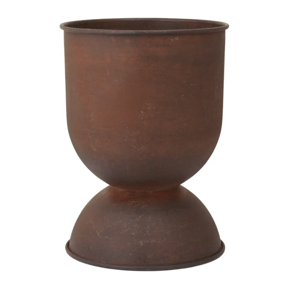 Maceta Hourglass pequeña Ø30 cm, Rust*Ferm Living Outlet