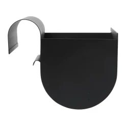 Maceta para balcón Uma small 20 cm, Black*Ferm Living