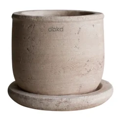 Maceta Terra, Sand, Ø14×14 cm*DBKD Outlet