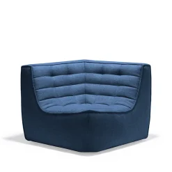 Módulo de esquina N701 recto, Tela blue*Ethnicraft Best