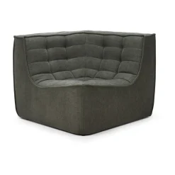 Módulo de esquina N701 recto, Tela Moss Eco*Ethnicraft Clearance