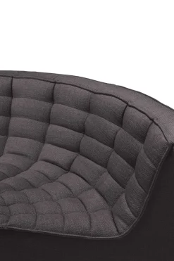 Módulo de esquina N701 redondeado 90°, Tela dark grey*Ethnicraft