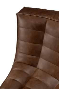 Módulo de esquina N701, redondeado 45°, Cuero Chestnut*Ethnicraft