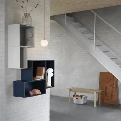 Módulo de estantería Mini Stacked small, claro*Muuto Hot