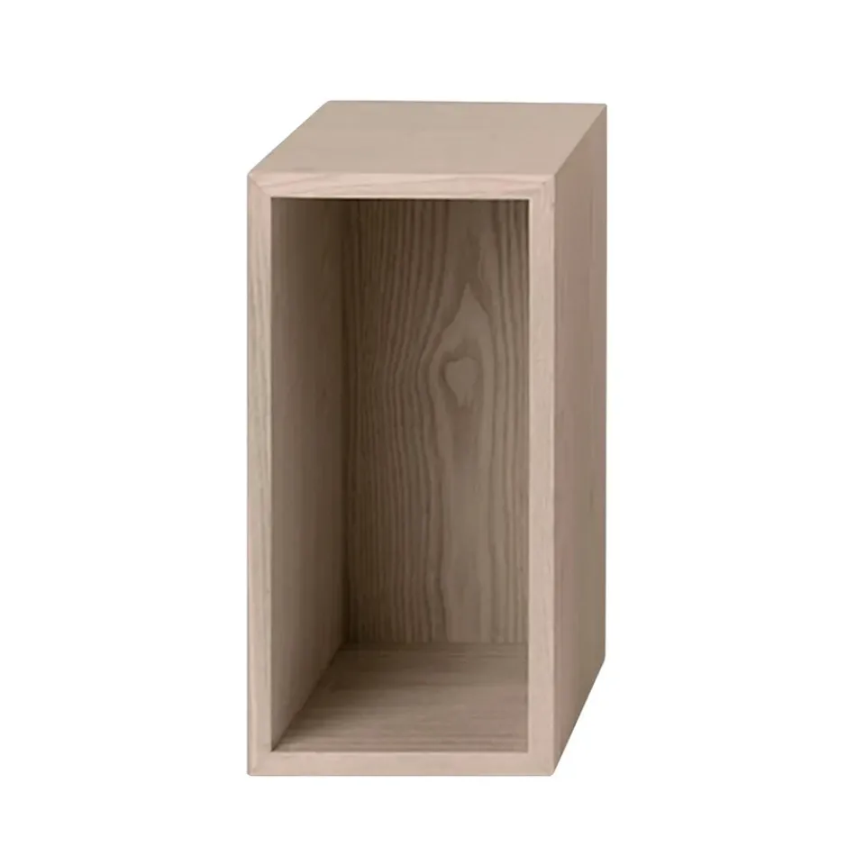 Módulo de estantería Stacked 2.0 con fondo, small, roble*Muuto Outlet