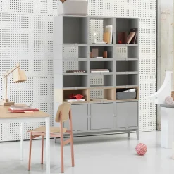 Módulo de estantería Stacked 2.0 con fondo, small, roble*Muuto Outlet