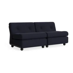 Módulo de sofá Amanta, Anthracite-turf blue red mélange, 2 plazas*HAY Online