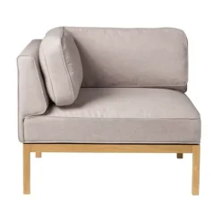 Módulo de sofá L37 7-9-13 esquina izquierda 90 cm , Piedra-roble lacado*FDB Møbler Outlet