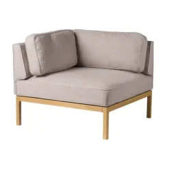 Módulo de sofá L37 7-9-13 esquina izquierda 90 cm , Piedra-roble lacado*FDB Møbler Outlet