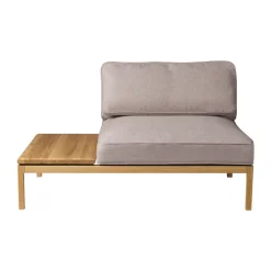 Módulo de sofá L37 7-9-13 mesa izquierda 130 cm, Stone-lacquered oak*FDB Møbler Clearance