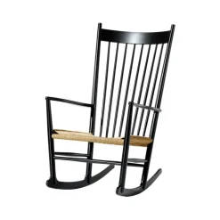 Mecedora J16, Natural - roble lacado negro*Fredericia Furniture Online