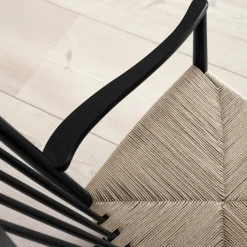 Mecedora J16, Natural - roble lacado negro*Fredericia Furniture Online