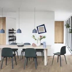 Mesa 70/70 255x108 cm, Black linoleum-Plywood-Sand*Muuto Hot