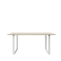 Mesa 70/70 170x85 cm, Oak veneer-Plywood-White*Muuto