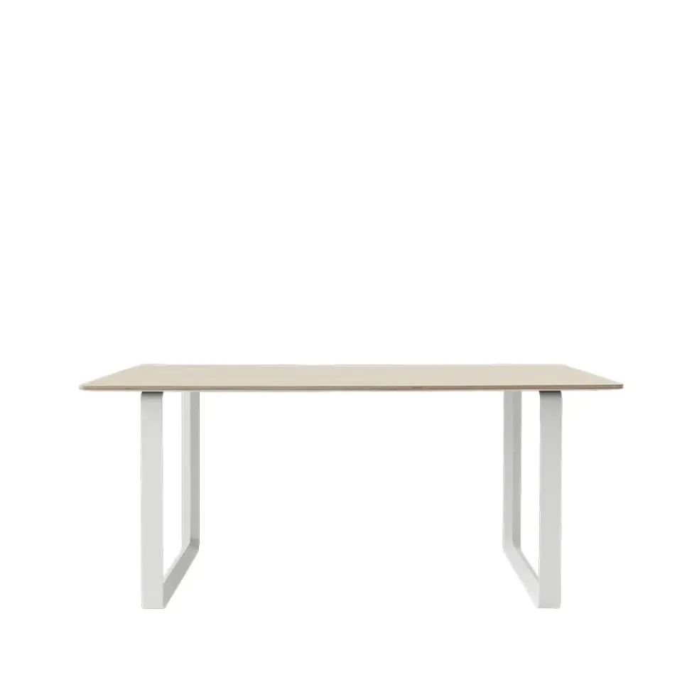 Mesa 70/70 170x85 cm, Oak veneer-Plywood-White*Muuto
