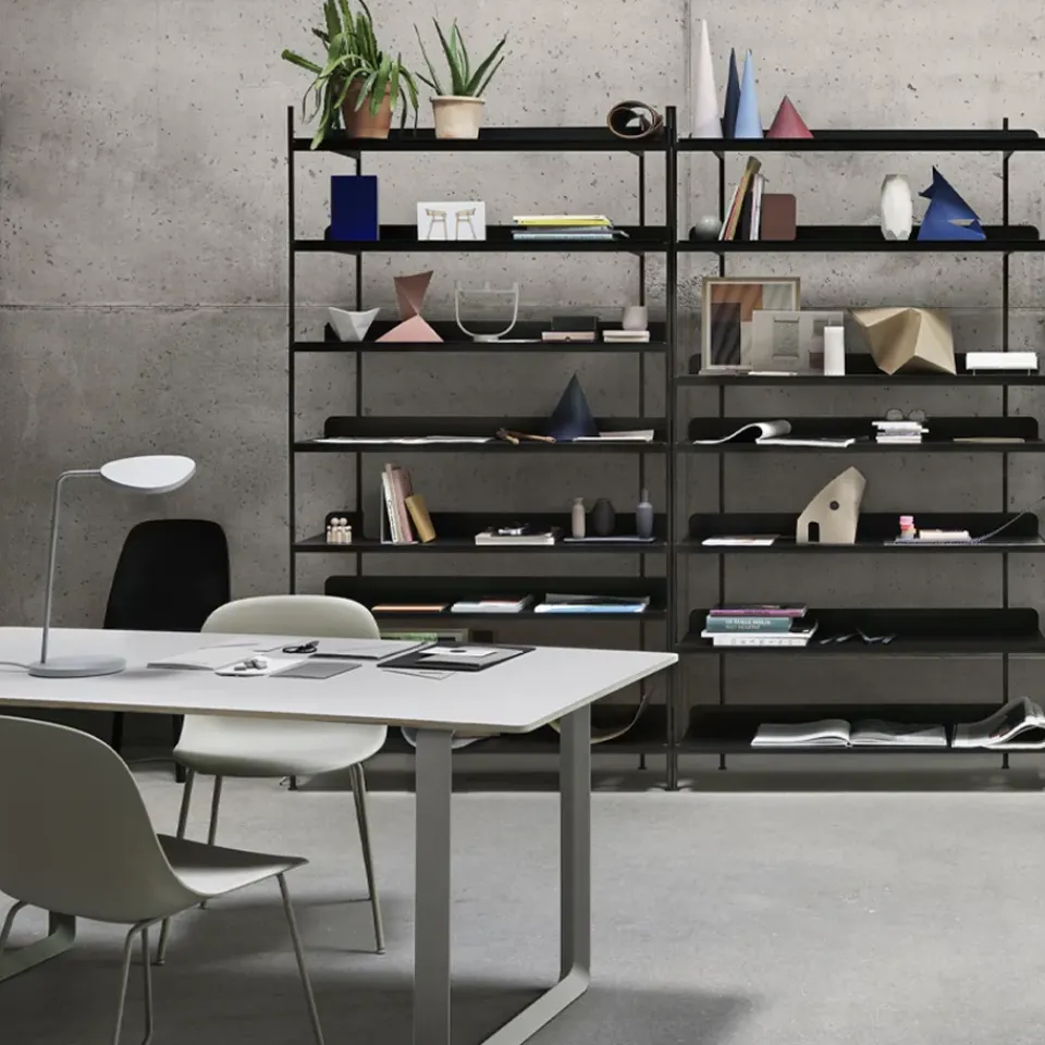 Mesa 70/70 170x85 cm, Oak veneer-Plywood-White*Muuto