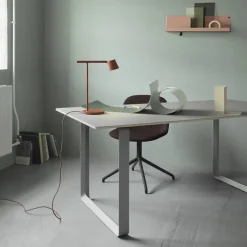 Mesa 70/70 170x85 cm, Oak veneer-Plywood-White*Muuto
