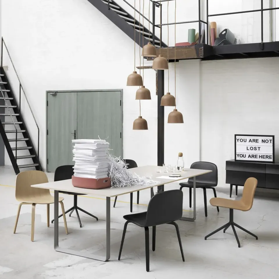 Mesa 70/70 255x108 cm, Sand laminate-Plywood-Sand*Muuto Online