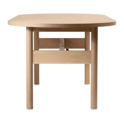 Mesa Ateljé, Roble-natural-pomo en roble*Gärsnäs Outlet