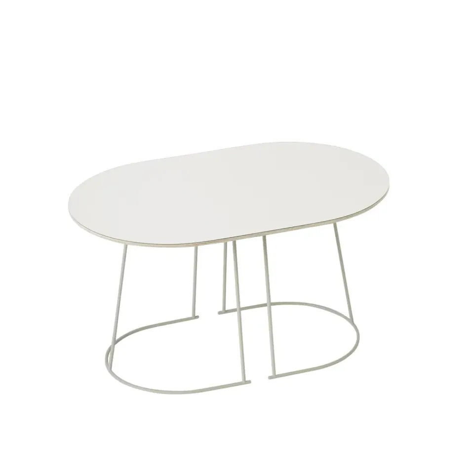 Mesa auxiliar Airy S, Off-white nanolaminate*Muuto Clearance