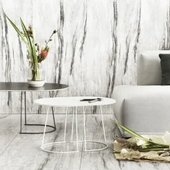 Mesa auxiliar Airy S, Off-white nanolaminate*Muuto Clearance