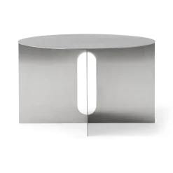 Mesa auxiliar Androgyne Ø63 cm, Brushed steel*Audo Copenhagen Sale