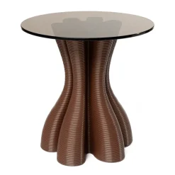 Mesa auxiliar Anemone Ø50 cm, Chocolate*Ekbacken Studios Online