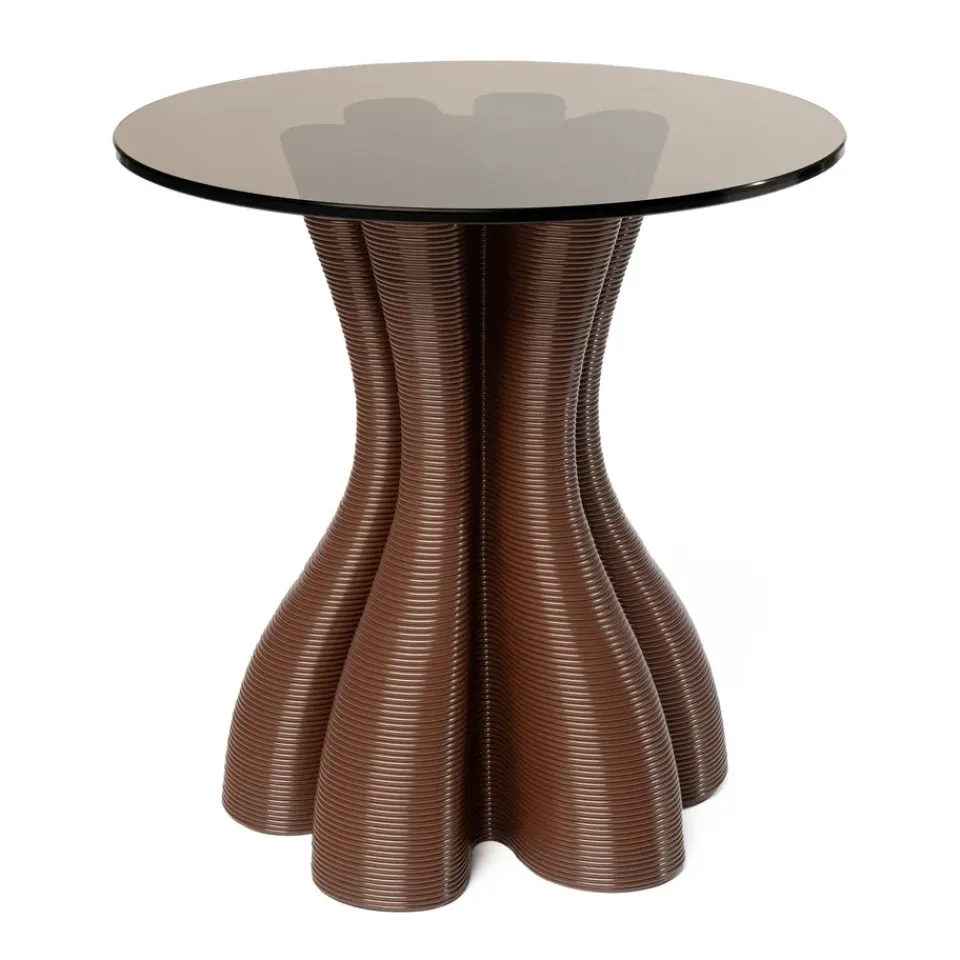 Mesa auxiliar Anemone Ø50 cm, Chocolate*Ekbacken Studios Online