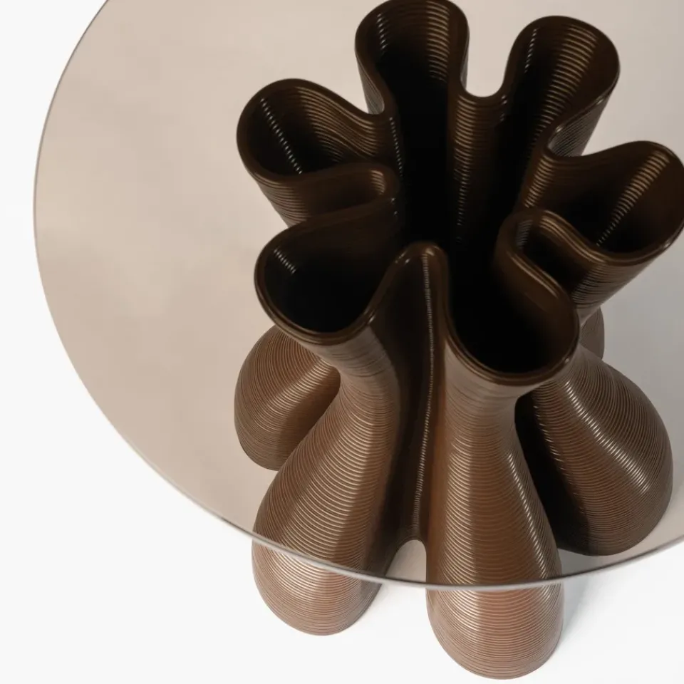 Mesa auxiliar Anemone Ø50 cm, Chocolate*Ekbacken Studios Online