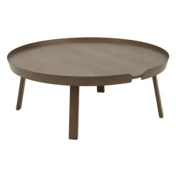 Mesa auxiliar Around extra large, Stained dark brown*Muuto Sale