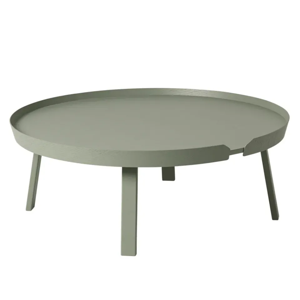 Mesa auxiliar Around extra large, Dusty green*Muuto New