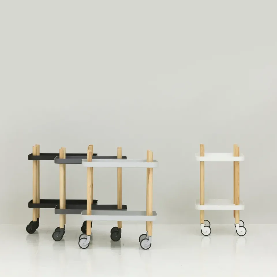 Mesa auxiliar Block, claro*Normann Copenhagen Outlet