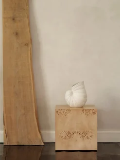 Mesa auxiliar Burl Cube 40x40 cm, Natural*Ferm Living Sale
