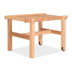 Mesa auxiliar con ruedas 49, Redwood, 48×45 cm*Fri Form New