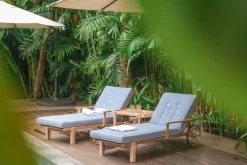 Mesa auxiliar con ruedas 49, Redwood, 48×45 cm*Fri Form New