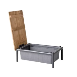 Mesa auxiliar Conic, Grey, teak*Cane-line Hot