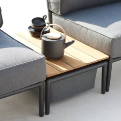 Mesa auxiliar Conic, Grey, teak*Cane-line Hot